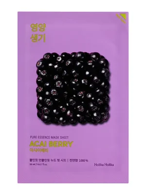 Top Prodej HOLIKA HOLIKA Plátýnková maska Pure Essence Mask Sheet - Acai Berry