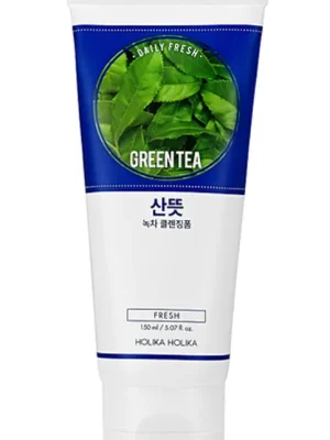 Akční Cena HOLIKA HOLIKA Odličovací a čistící pěna Daily Fresh Green Tea Cleansing Foam (150 ml)
