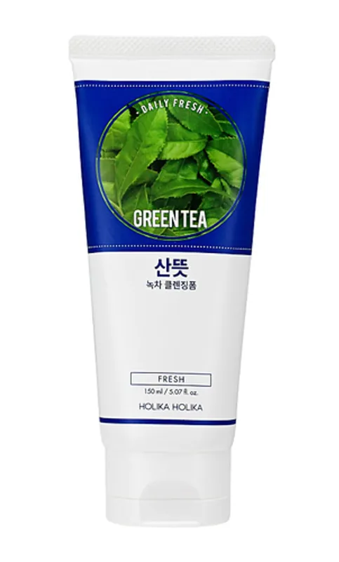 Akční Cena HOLIKA HOLIKA Odličovací a čistící pěna Daily Fresh Green Tea Cleansing Foam (150 ml)
