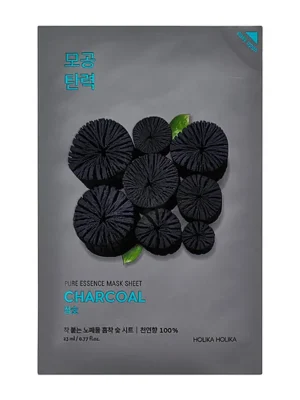 HOLIKA HOLIKA Plátýnková maska Pure Essence Mask Sheet - Charcoal Nejprodávanější