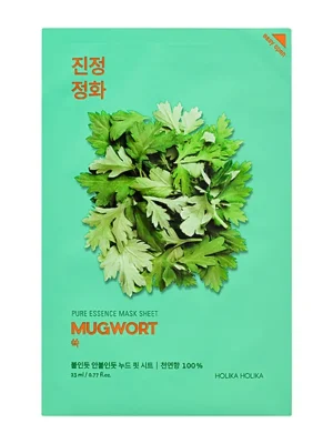 HOLIKA HOLIKA Plátýnková maska Pure Essence Mask Sheet - Mugwort Přímo Od Výrobce