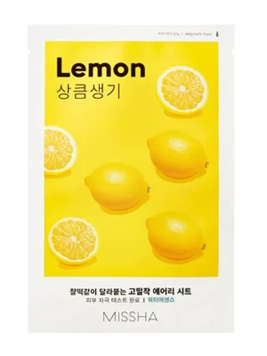 Tovární Cena MISSHA Plátýnková maska - Airy Fit Sheet Mask - Lemon