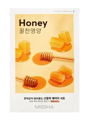 MISSHA Plátýnková maska - Airy Fit Sheet Mask - Honey Omezená Nabídka