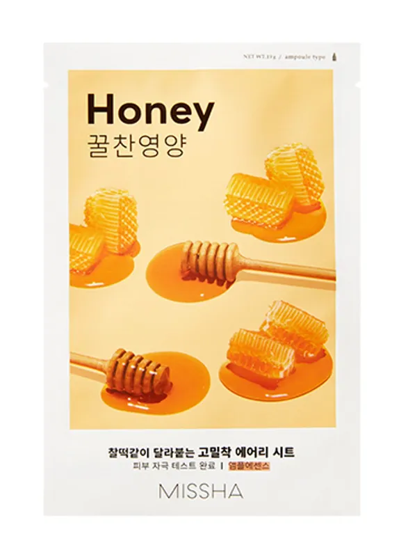 MISSHA Plátýnková maska - Airy Fit Sheet Mask - Honey Omezená Nabídka