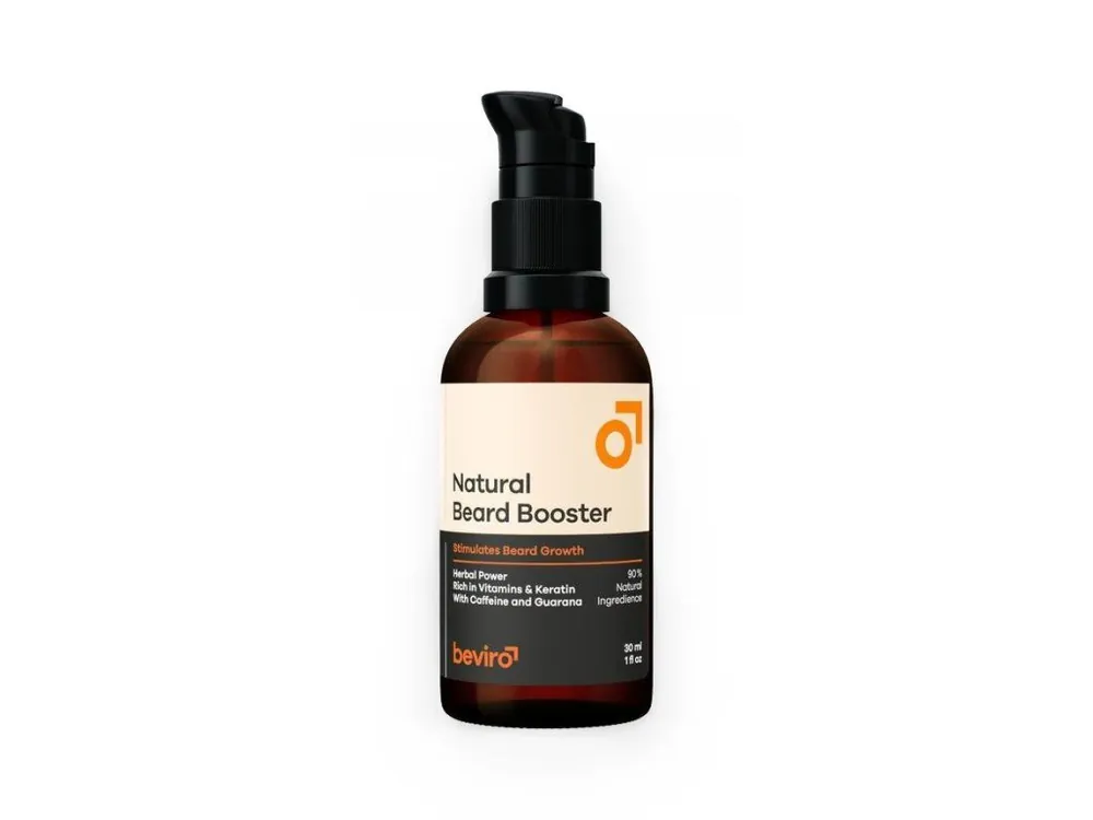 Časově Omezené Přípravek pro růst vousů BEVIRO Natural beard booster 30 ml