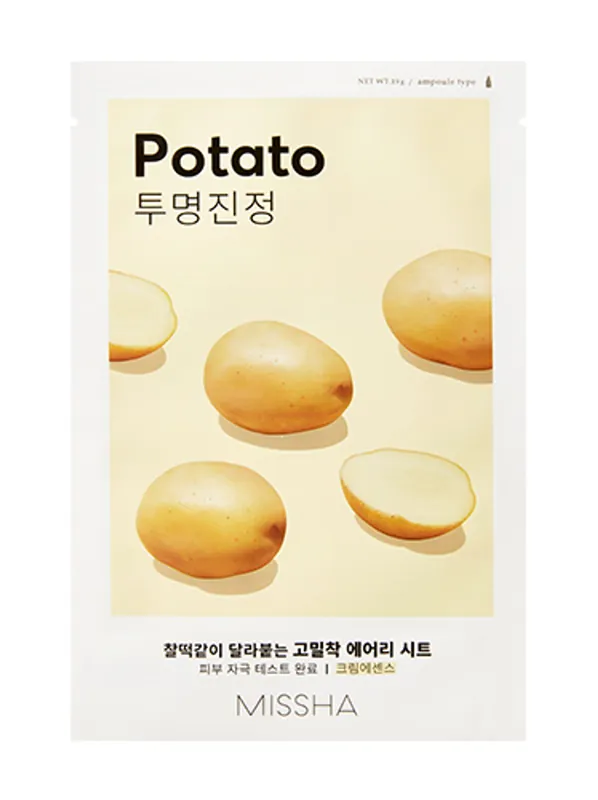 Sezónní Sleva MISSHA Plátýnková maska - Airy Fit Sheet Mask - Potato