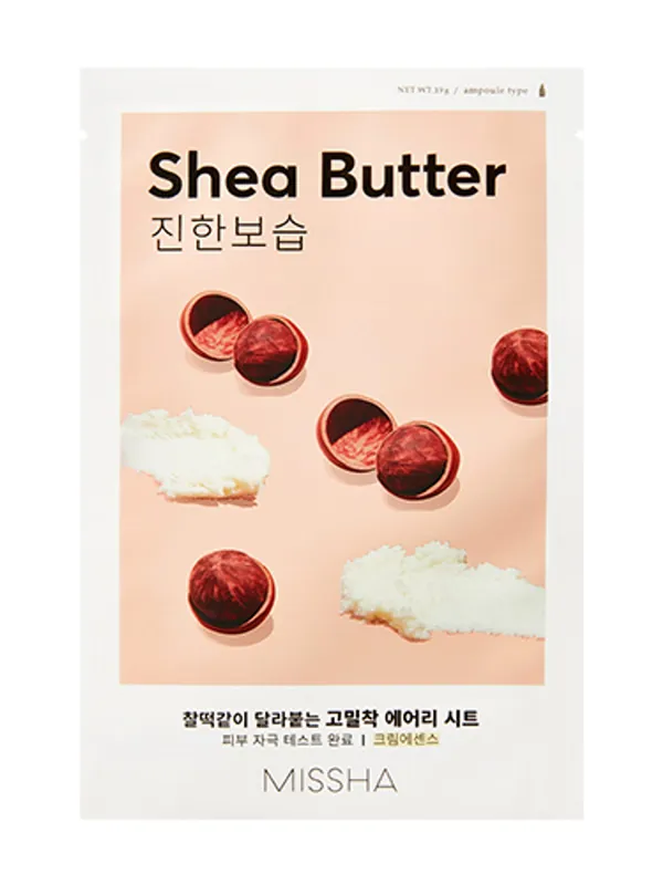 Nakupujte Hned MISSHA Plátýnková maska - Airy Fit Sheet Mask - Shea Butter