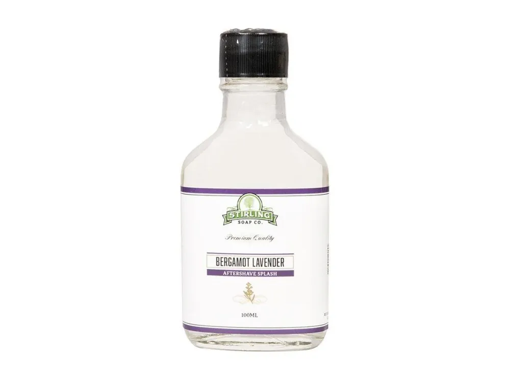 Jen Po Omezenou Doba Voda po holení STIRLING Aftershave splash Bergamot lavender 100 ml