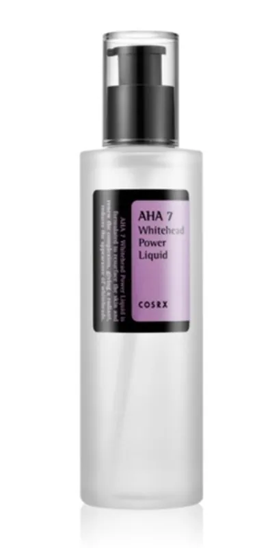 Novinka COSRX Pleťová voda proti černým tečkám AHA 7 Whitehead Power Liquid (100 ml)