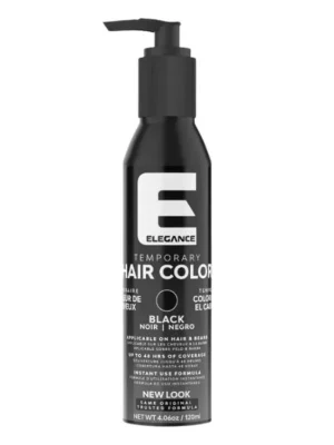 Dočasná barva na vousy a vlasy ELEGANCE Temporary hair color - černá 120 ml Výhodná Nabídka