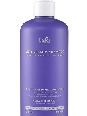 LA'DOR Tónovací šampon pro blond vlasy Anti-Yellow Shampoo (300ml) Horká Nabídka