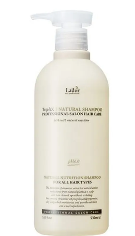 Rychlé Dodání LA'DOR Přírodní antioxidační šampon TripleX3 Natural Shampoo (530ml)