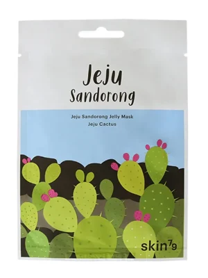 SKIN79 Plátýnková maska Jeju Sandorong Jelly Mask Cactus Omezená Nabídka