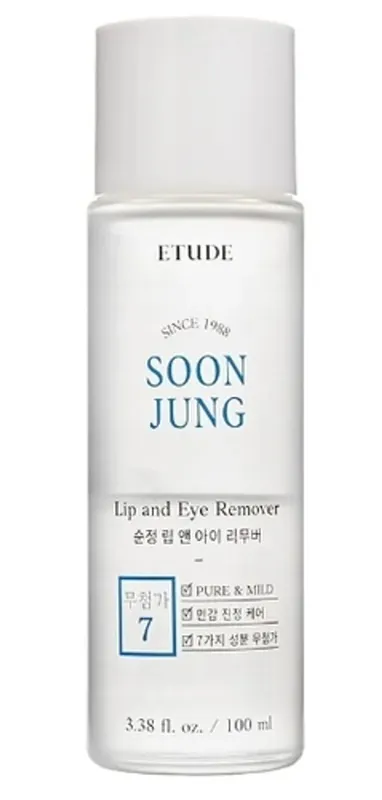 Must-Have ETUDE Soon Jung Odličovač očí a rtů Lip and Eye Remover (100 ml)
