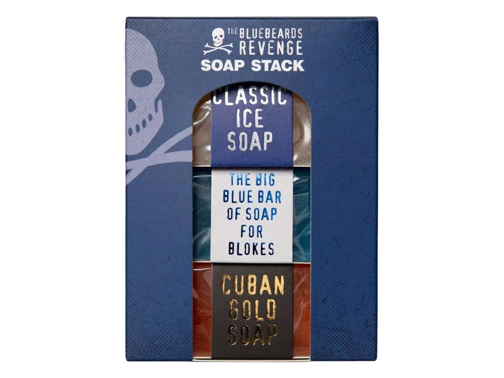 Dárková sada mýdel BLUEBEARDS REVENGE Soap stack kit 3 x 175 g Akční Cena