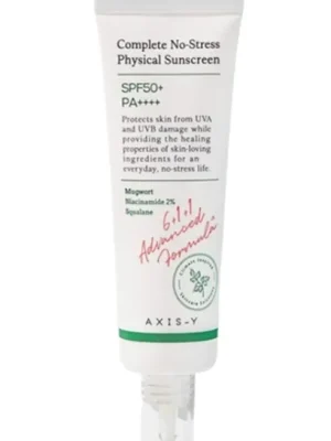 AXIS-Y Opalovací krém Complete No-Stress Physical Sunscreen SPF50+ PA++++ (50 ml) Pouze Dnes