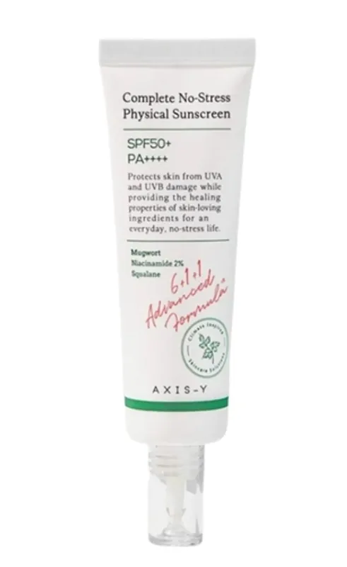 AXIS-Y Opalovací krém Complete No-Stress Physical Sunscreen SPF50+ PA++++ (50 ml) Pouze Dnes
