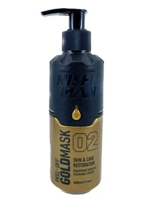 Nakupujte Hned Zlatá slupovací maska pro muže NISH MAN Peel-off gold mask 200 ml