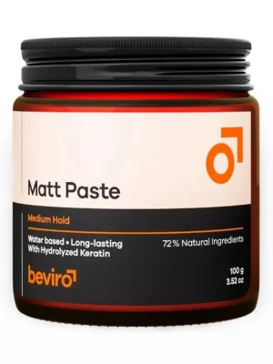 Cenově Výhodný Matná pasta na vlasy BEVIRO Matt paste Medium hold 100 g