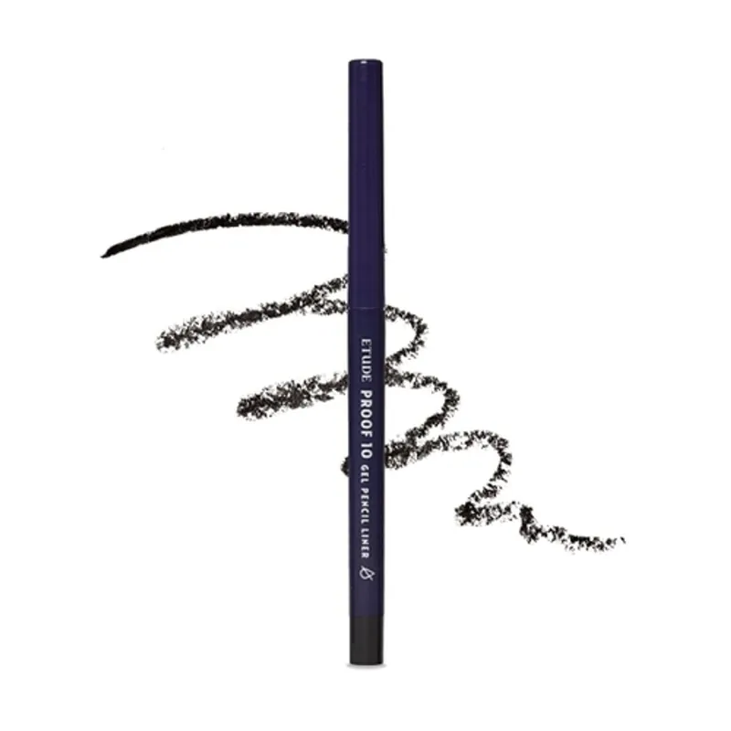 Aktuální ETUDE Voděodolná tužka na oči Proof 10 Gel Pencil Liner - Black