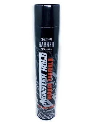 XXL lak na vlasy pro muže MARMARA Barber Monster hold hair spray 750 ml Akční Nabídka