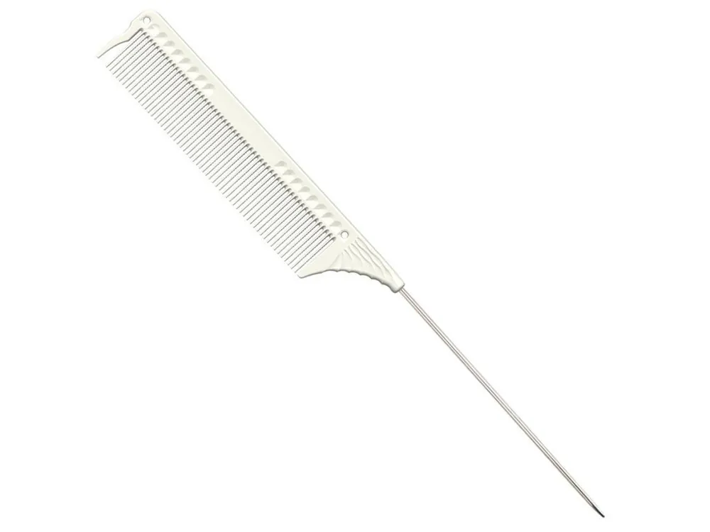 Aktuální Profesionální tupírovací hřeben JRL Pin tail comb J102 - bílý