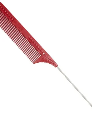 Výprodej Profesionální tupírovací hřeben JRL Pin tail comb J102 - červený