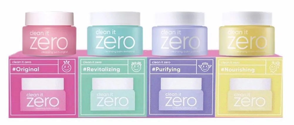 Autentický BANILA CO Set čistících a odličovacích balzámů Clean It Zero Special Trial Kit (4 x 7 ml)