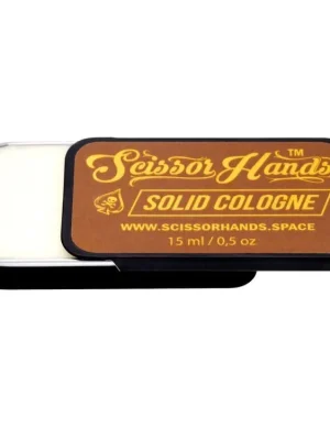 Nová Kolekce Tuhá kolínská SCISSOR HANDS Solid cologne Brown 15 ml