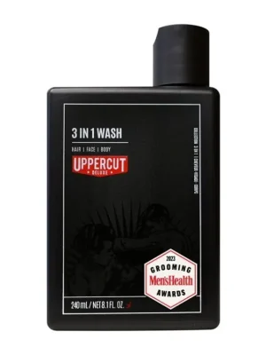 Mycí gel na tělo, obličej a vlasy UPPERCUT Deluxe 3 in 1 wash 240 ml Oblíbený