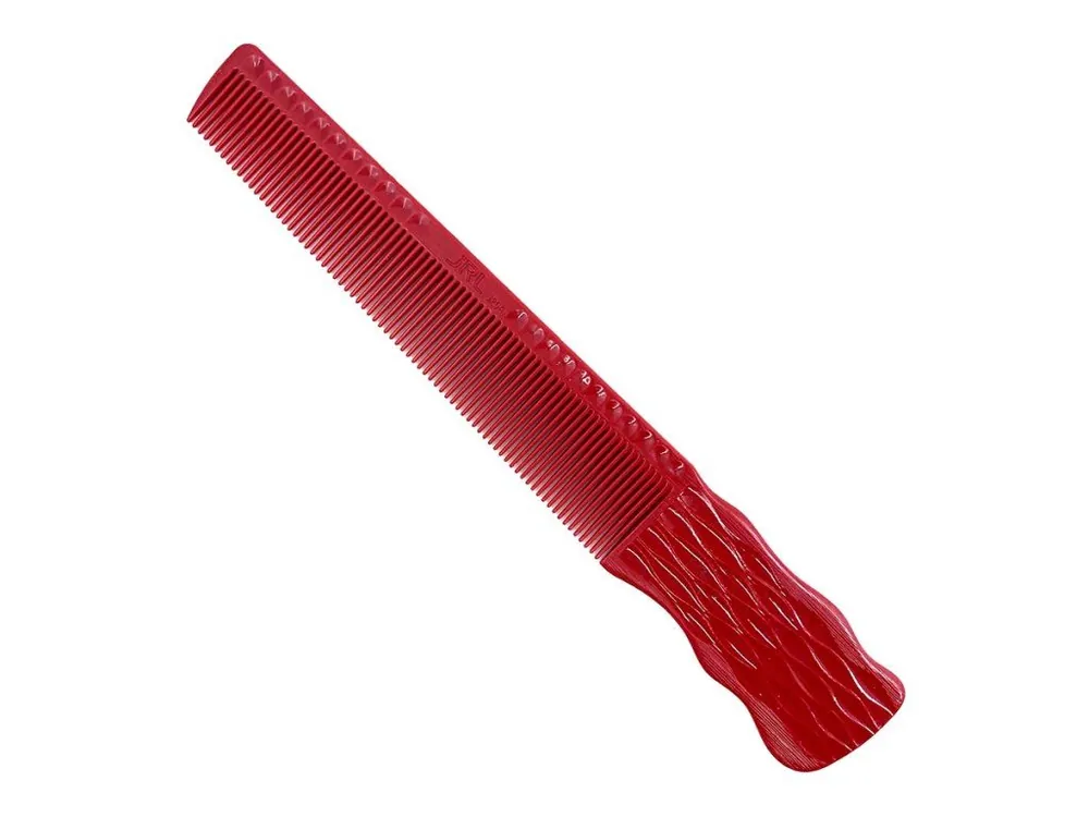Výtratový hřeben JRL Barber comb J204 - červený Dokud Zásoby Vydrží