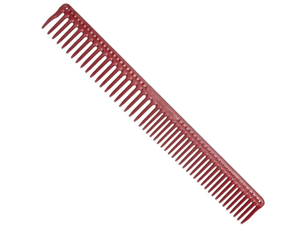 Nakupujte Hned Kadeřnický hřeben JRL Long round tooth cutting comb J306 - červený