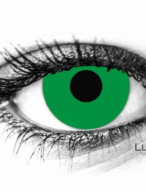 Levný Crazy čočky - nedioptrické - GREEN (2 čočky)