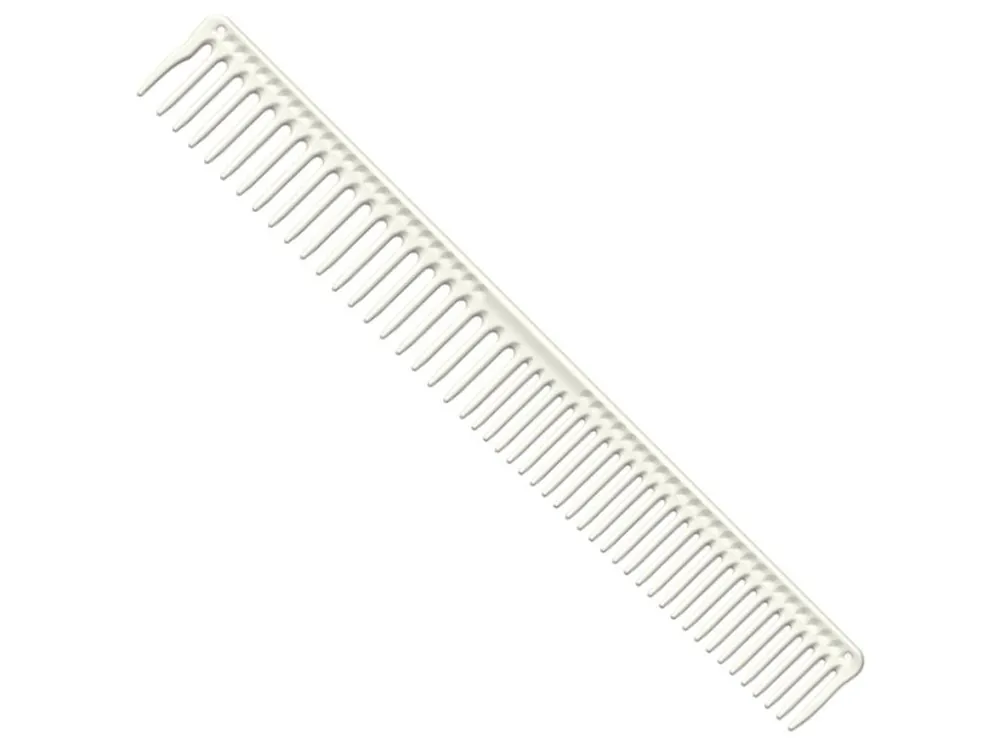 Kadeřnický hřeben JRL Long round tooth cutting comb J306 - bílý Časově Omezené