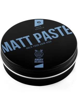 Cenově Výhodný Matná pasta na vlasy ANGRY BEARDS Matt paste David Backhair 100 g