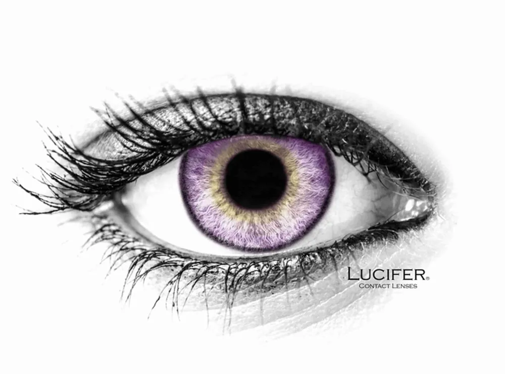 Barevné čočky - nedioptrické - CLOUD R VIOLET (2 čočky) Horká Nabídka