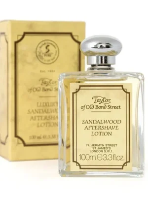 Nejlepší Volba Voda po holení TAYLOR OF OLD BOND STREET Luxury sandalwood aftershave lotion 100 ml