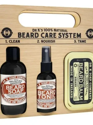 Sada pro péči o vousy DR K SOAP COMPANY Beard care system Cool mint Horká Nabídka