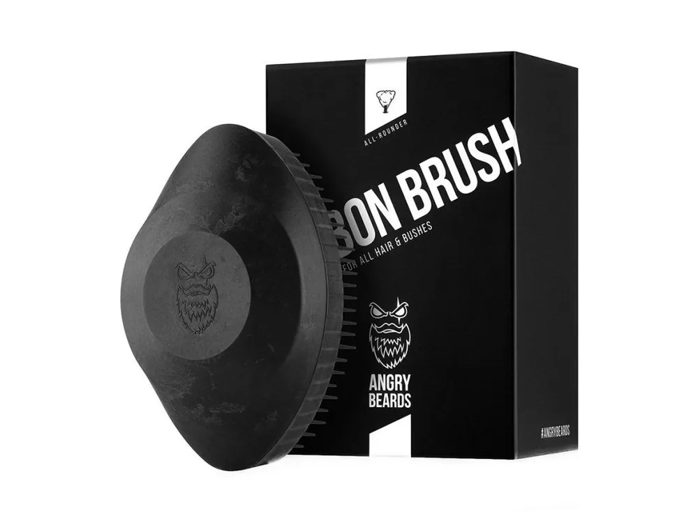 Dokud Zásoby Vydrží Karbonový kartáč ANGRY BEARDS Carbon brush All-rounder