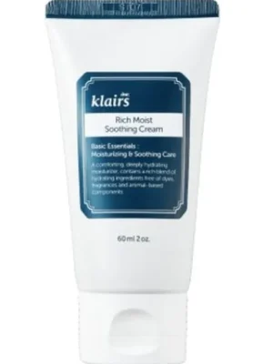 KLAIRS Pleťový krém Rich Moist Soothing Cream (80 ml) Finální Výprodej