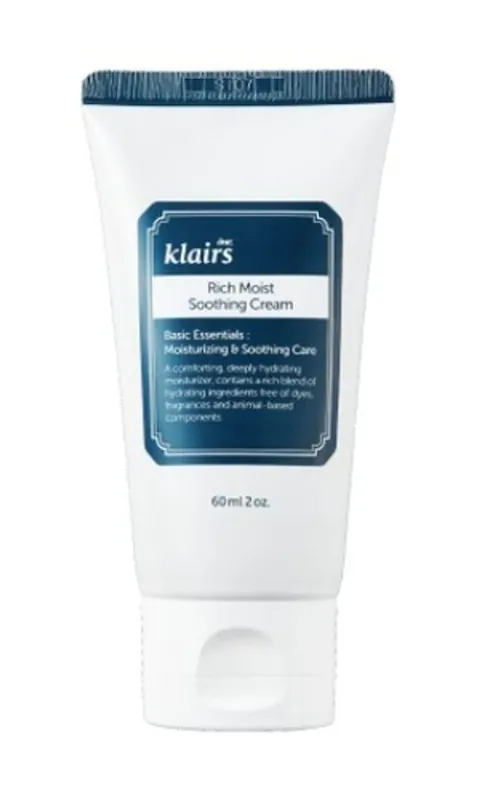 KLAIRS Pleťový krém Rich Moist Soothing Cream (80 ml) Finální Výprodej
