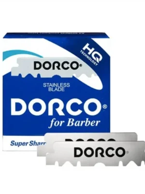 Koupit Online Poloviční žiletky na holení DORCO For barber Blue Single edge 100 ks