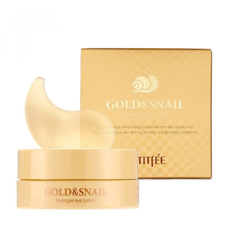 Objednat Nyní PETITFÉE Hydrogelové masky pod oči Gold and Snail Hydrogel Eye Patch (60 ks)