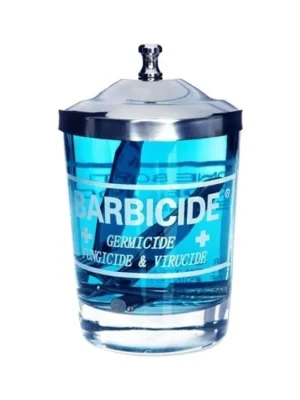 Doprava Zdarma Malá skleněná nádoba na dezinfekci BARBICIDE Glass manicure table jar 120 ml