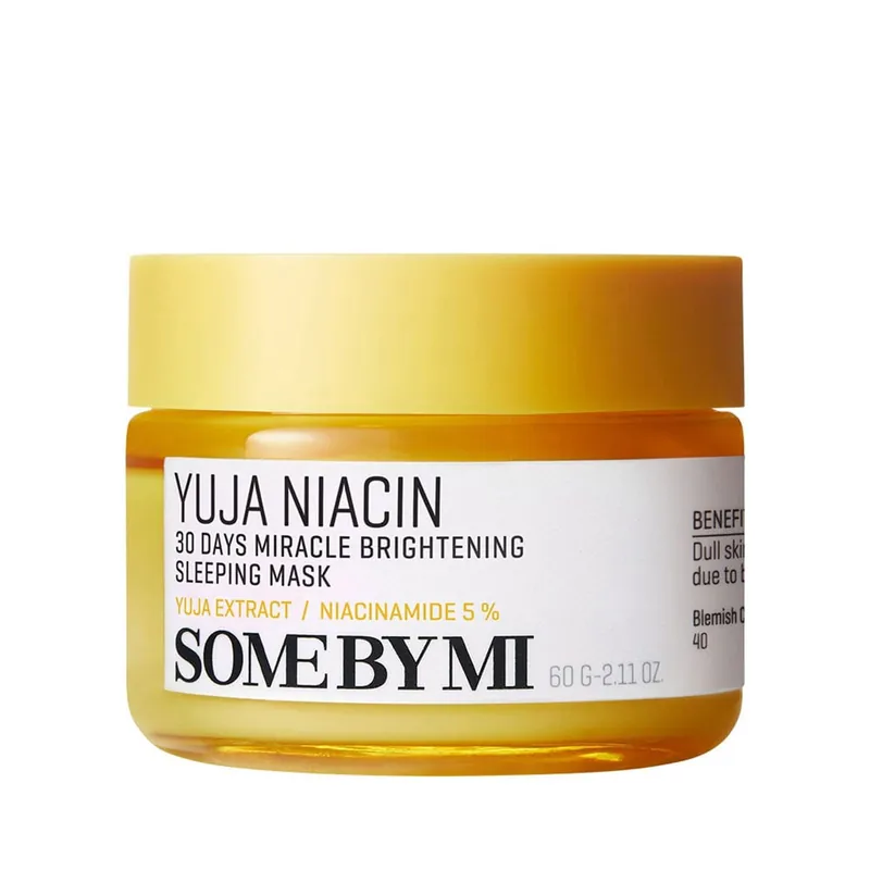 SOME BY MI Noční maska Yuja Niacin Brightening Sleeping Mask (60 g) Speciální Cena
