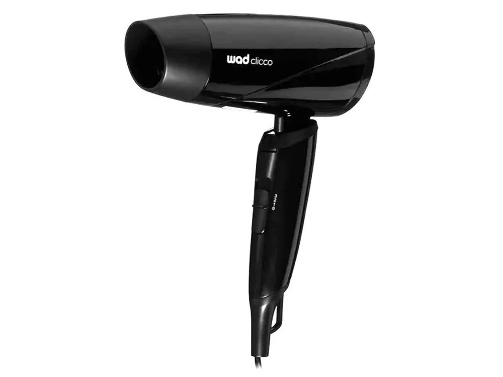 Cestovní fén na vlasy WAD Clicco mini Hair dryer Black Ihned K Objednání