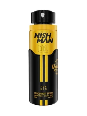 Nízká Cena Deodorant ve spreji pro muže NISH MAN 01 Deodorant spray 200 ml