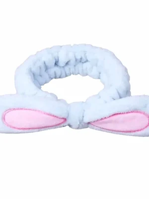 Časově Omezené Kosmetická čelenka Fluffy Hair Band - Modrá