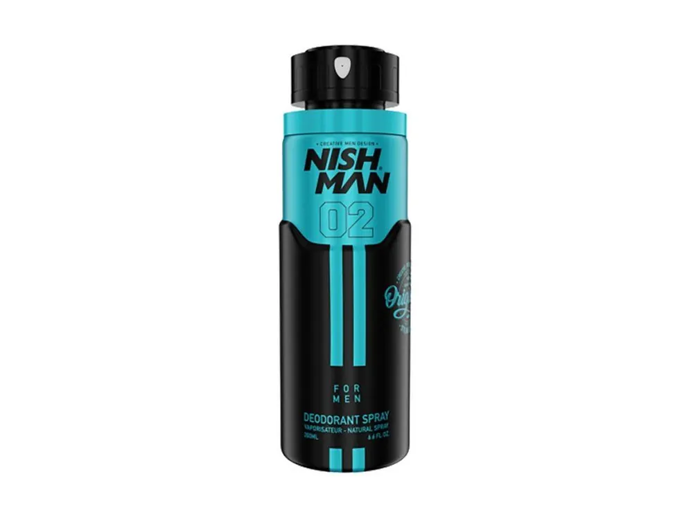 Deodorant ve spreji pro muže NISH MAN 02 Deodorant spray 200 ml Expresní Doručení