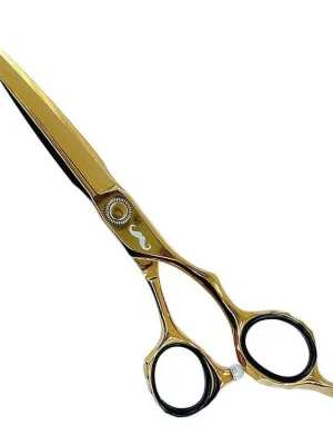 Kadeřnické nůžky MR. MUSTACHE Engrave Gold - 6,0" Vysoce Kvalitní